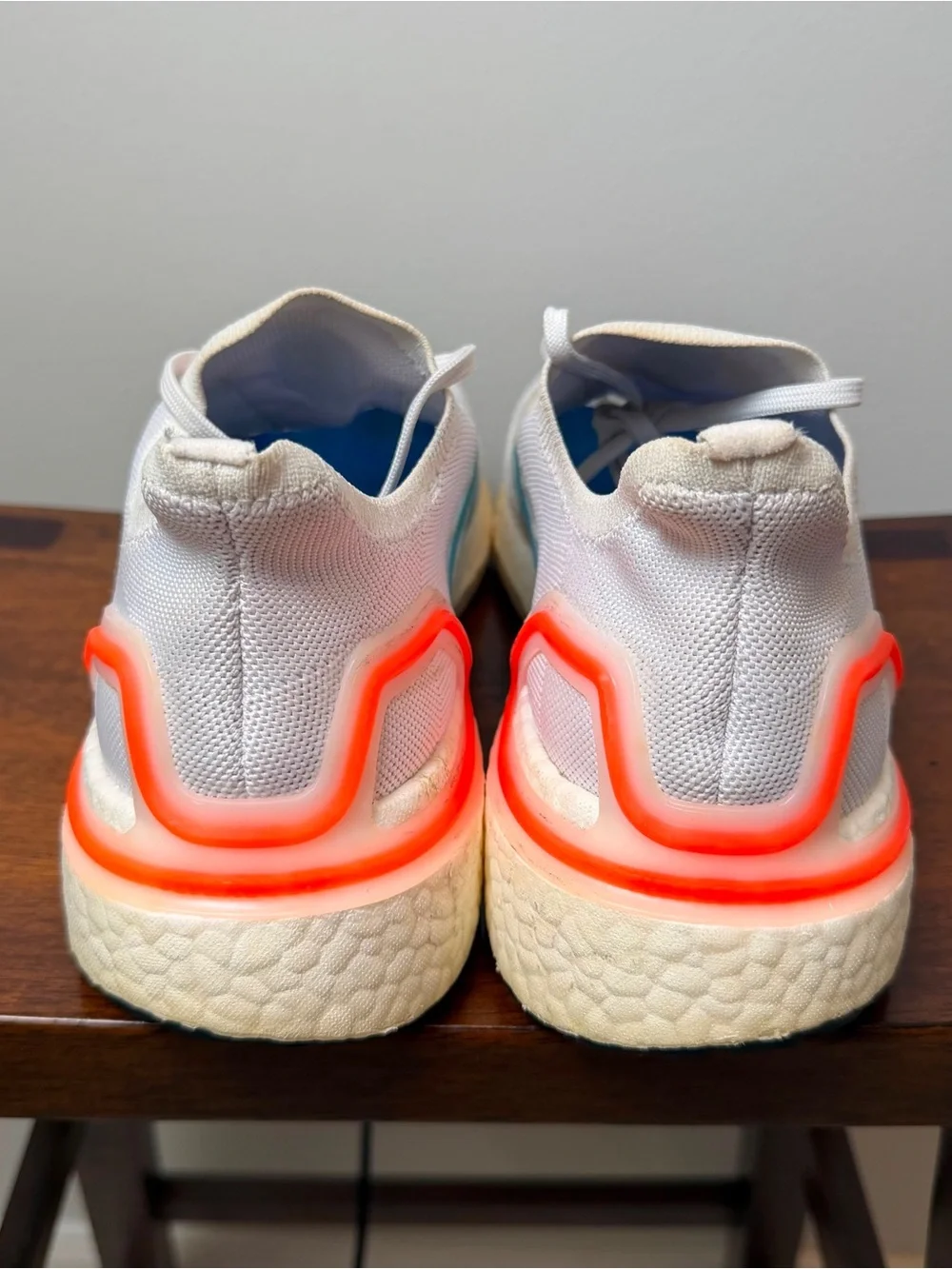 adidas Ultraboost Summer.RDY FY3470 White Blue Orange Men’s Size 8 Running Shoes